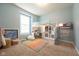 bedroom with stylish loft bed, playful decor, and plenty of natural light at 6784 W May Apple Dr, McCordsville, IN 46055