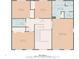 Second floor floorplan featuring bedrooms, bathrooms and hallways of the house at 742 Marana Dr, Carmel, IN 46032