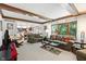 Open living room with view to kitchen and comfortable furniture at 742 Marana Dr, Carmel, IN 46032