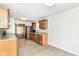 Spacious kitchen with stainless steel appliances and plenty of cabinet space at 8141 Maple Stream Ln, Indianapolis, IN 46217