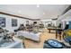 Partially finished carpeted basement area, can be used as multi-purpose space at 9719 Decatur Dr, Indianapolis, IN 46256