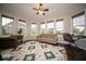 Welcoming living room with lots of natural light and neutral colors that are sure to match any decor at 9949 Stable Stone Ter, Fishers, IN 46040