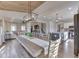 Open concept living with a dining area that leads to the kitchen; plenty of space and light at 10776 S 250 W, Flat Rock, IN 47234