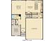 First floor plan featuring a great room, kitchen, dining area, flex suite, and garage at 1178 Turner Trace Pl, Avon, IN 46123