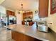Well-equipped kitchen featuring stainless appliances, ample counter space, and modern lighting at 1234 Yellowstone Way, Franklin, IN 46131