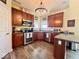 Modern kitchen with stainless appliances, hardwood floors, and an open layout at 1234 Yellowstone Way, Franklin, IN 46131