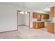 Bright and airy room featuring kitchen and dining area at 126 Appian Way, Anderson, IN 46013