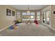 Finished basement with large windows offering bright natural light and walkout access at 13934 Salsbury Creek Dr, Carmel, IN 46032