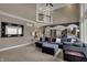 Spacious living room with open floor plan at 13934 Salsbury Creek Dr, Carmel, IN 46032