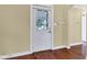 Interior entryway showcasing a classic front door design at 1508 Monument St, Noblesville, IN 46060