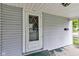 Traditional front door with vintage charm and natural light at 1508 Monument St, Noblesville, IN 46060