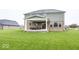 View of the backyard with patio at 2432 Scarlet Oak Dr, Avon, IN 46123