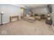 Spacious finished basement with plush carpeting and comfortable sectional sofa at 2432 Scarlet Oak Dr, Avon, IN 46123