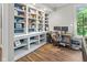 Office with large built-ins, desk, and space for focused work at 2450 S Us 421, Zionsville, IN 46077