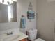 Bathroom with a vanity and a toilet at 2630 Wedgewood Dr, Columbus, IN 47203