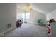 Spacious bedroom with a ceiling fan and a variety of furniture and decor, perfect for Gathering at 3085 Oakmont Dr, Lapel, IN 46051