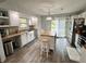 Bright eat-in kitchen with a butcher block island and stainless steel appliances at 3085 Oakmont Dr, Lapel, IN 46051
