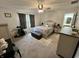 Comfortable main bedroom with lots of natural light and an attached bathroom at 3085 Oakmont Dr, Lapel, IN 46051