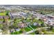 Aerial view showing location of house within a residential neighborhood at 32 W Michigan St, Greenfield, IN 46140
