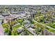 Aerial view of home in residential neighborhood with shopping and dining nearby at 32 W Michigan St, Greenfield, IN 46140