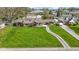 Lovely one-story home featuring a well-kept lawn and stone walkway, creating an inviting and picturesque setting at 32 W Michigan St, Greenfield, IN 46140