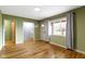 Living room with hardwood floors and natural light at 32 W Michigan St, Greenfield, IN 46140