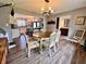 Open-concept dining room flowing into kitchen, creating a spacious and inviting atmosphere at 337 Leaning Tree Rd, Greenwood, IN 46142