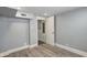 Basement with modern gray vinyl plank flooring at 3549 N Sherman Dr, Indianapolis, IN 46218
