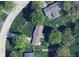 Aerial view of the home, showcasing the property layout and surrounding landscape at 431 Fox Cir, Noblesville, IN 46060