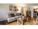 Comfortable living room with hardwood floors and decor at 5450 Fenmore Rd, Indianapolis, IN 46228