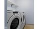 Bright laundry area features a modern Whirlpool washer and dryer set, ready for immediate use at 6638 Sunbury Dr, Indianapolis, IN 46241