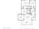 First floor plan featuring bedrooms, bathroom, kitchen, dining room, and living room at 7002 N Ralston Ave, Indianapolis, IN 46220