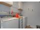 Functional laundry room with modern appliances and ample storage space at 745 S Summerhaven Ct, New Palestine, IN 46163