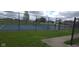 Two fenced tennis courts are available for recreational games and community enjoyment at 745 S Summerhaven Ct, New Palestine, IN 46163