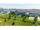 Fenced backyard with a trampoline, and landscaping at 900 Parker Ln, Westfield, IN 46074