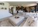 Cozy living room featuring an open layout, comfortable seating, and backyard access at 900 Parker Ln, Westfield, IN 46074