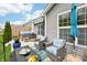 Enjoy the outdoors with a patio, seating, a well-manicured lawn, hot tub, and privacy fencing at 9359 Foudray N Cir, Avon, IN 46123