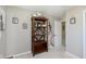 Bedroom featuring wood look shelving, a neutral color, and carpeted floors at 9748 W Sunset Ln, Elwood, IN 46036