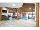 Bright indoor pool area with wood paneled ceilings, comfortable seating and large windows at 102 Clarendon Dr # 506, Noblesville, IN 46062