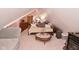 An attic featuring a bed and other amenities at 114 E 27Th St, Indianapolis, IN 46205