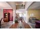 Spacious foyer with hardwood floors and staircase leading to the upper level at 12493 Loudoun Pl, Fishers, IN 46037