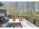 Spacious outdoor deck area with comfortable seating, perfect for relaxation and enjoying scenic views at 12608 E 86Th St, Indianapolis, IN 46236