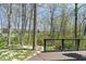 Beautiful backyard with mature trees provides a tranquil outdoor space and an attractive backdrop at 12608 E 86Th St, Indianapolis, IN 46236