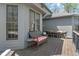 Inviting deck area features comfortable seating and an outdoor dining table, perfect for relaxing and entertaining at 12608 E 86Th St, Indianapolis, IN 46236