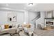 Warm living room with a modern fireplace and stylish furniture, creating a comfortable atmosphere at 1417 E Michigan St, Indianapolis, IN 46201