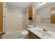 Cozy bathroom with vanity, toilet, and combined shower and tub at 15 Northridge Ct, Brownsburg, IN 46112