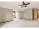 Large bedroom featuring neutral walls, carpet flooring and a ceiling fan at 15 Northridge Ct, Brownsburg, IN 46112
