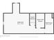 Second floor plan showcasing a bedroom and bathroom with dimensions included at 15 Northridge Ct, Brownsburg, IN 46112