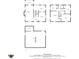 Detailed floor plans showing layout of basement, main floor, and upper floor of the property at 17 W Washington St, Mooresville, IN 46158
