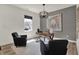 Sophisticated study with contemporary decor, featuring a sleek desk, comfortable seating, and stylish artwork at 2138 Foothill Dr, Greenfield, IN 46140
